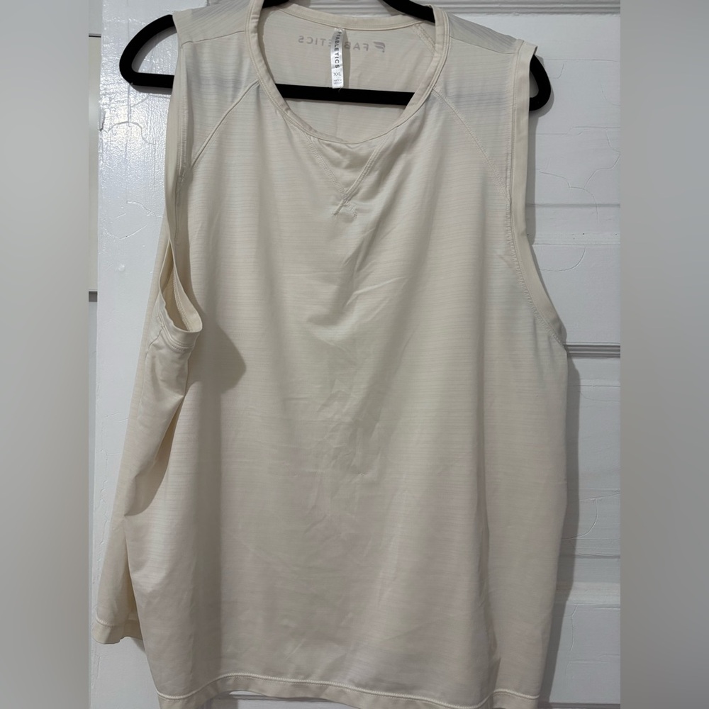 Fabletics Cream Muscle Tee